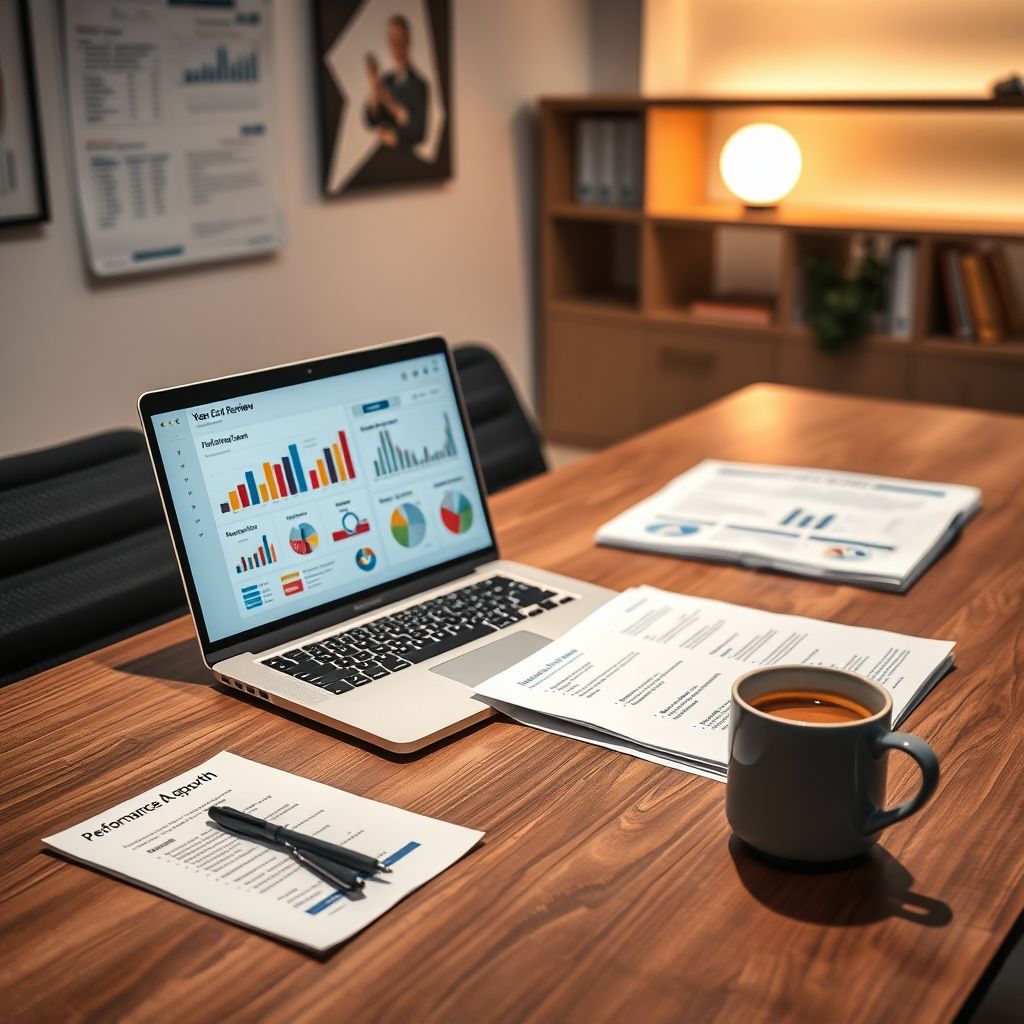 Domine o Seu Inglês de Negócios Compreendendo Year-End Review Report