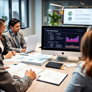 Padroneggia il Business English Comprendere il Year-End Review Report