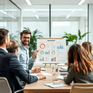 OKR Report Padroneggia il tuo OKR Report Guida ESL Componenti Frasi Vocabolario