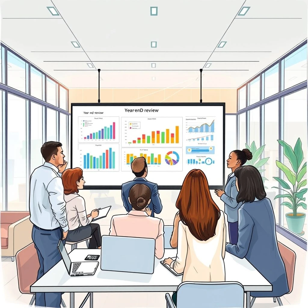 ビジネス英語をマスターしよう Year-End Review Report を理解する方法