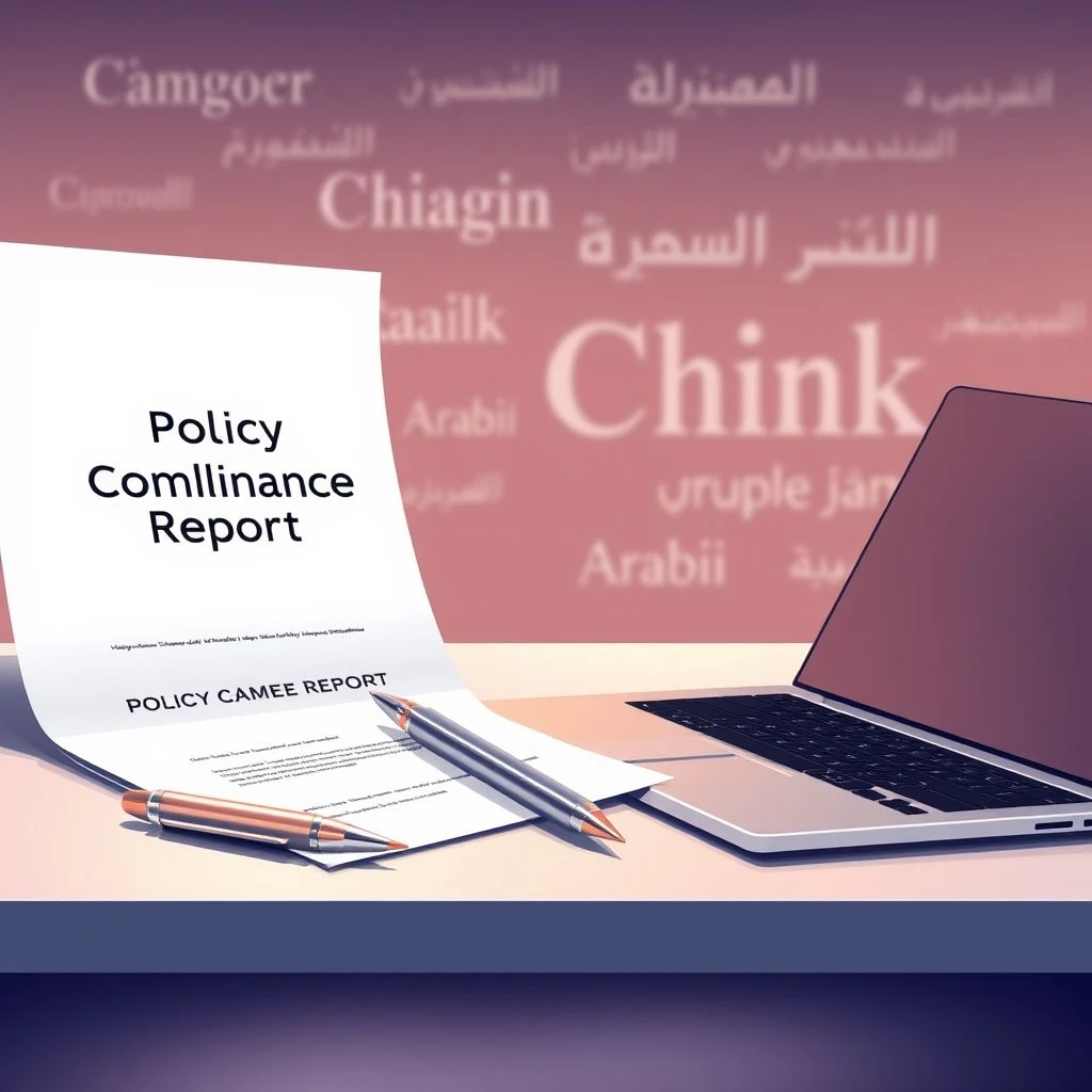 إتقان Policy Compliance Report دليل شامل لمتخصصي اللغة الإنجليزية كلغة ثانية
