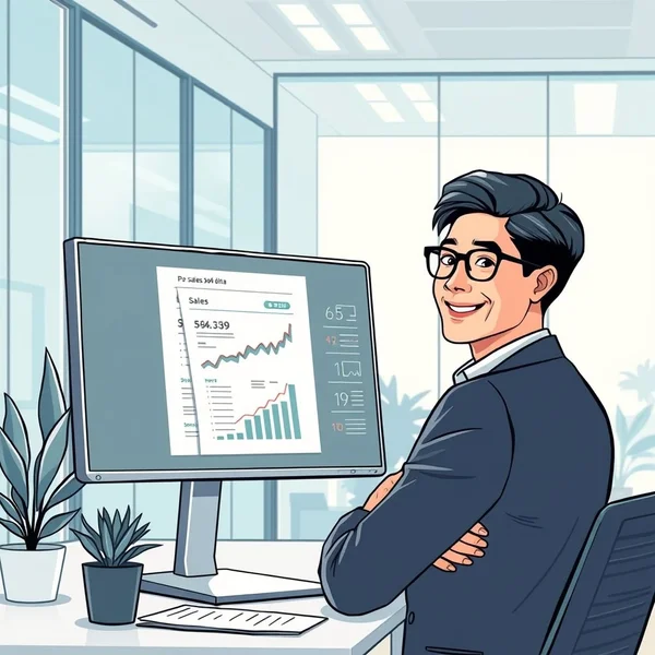 Exemple de Sales Comparison Report