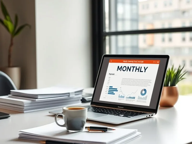 Monthly Summary Report