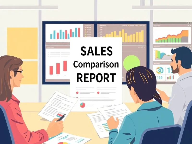 Sales Comparison Report Sample