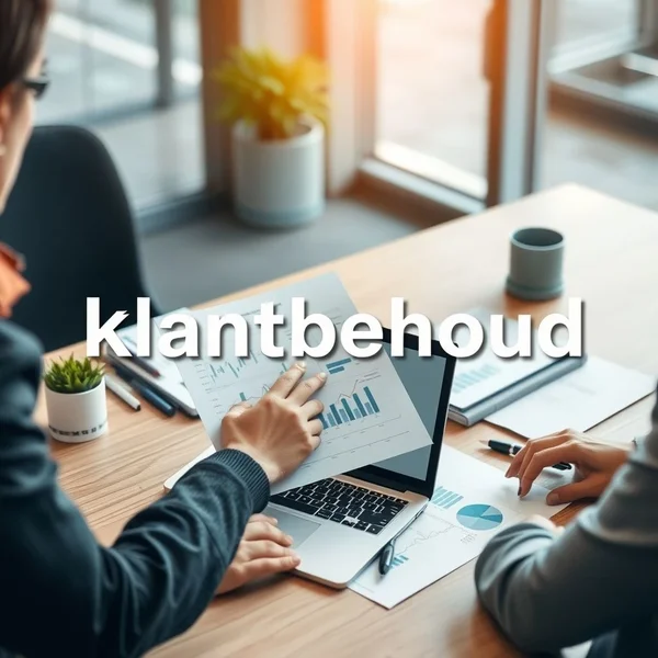 Afbeelding: Client Retention Strategy Report document op een bureau