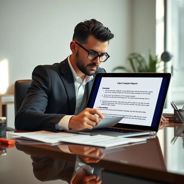 Client Complaint Report Example
