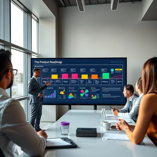 Componentes principais do Relatório de Roadmap de Produto