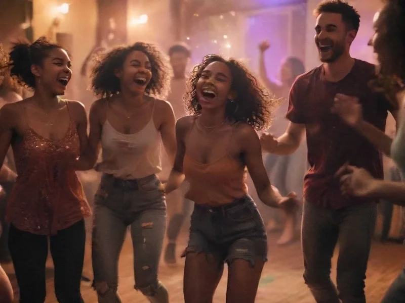 A lively After-party with music and dancing