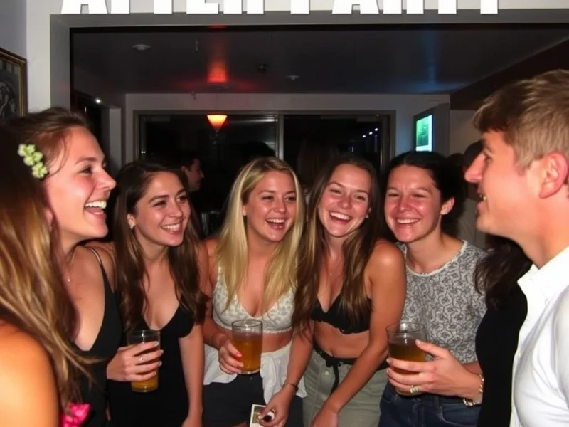 A lively After-party with music and dancing