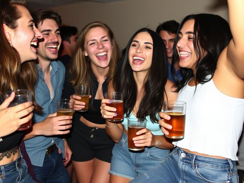 A lively After-party with music and dancing