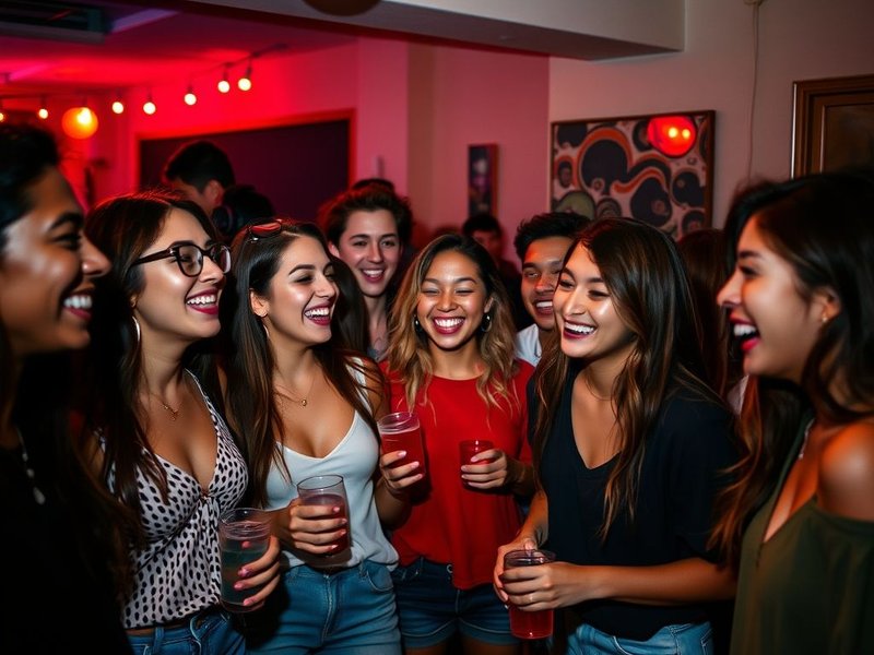 A lively After-party with music and dancing