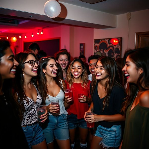 A lively After-party with music and dancing