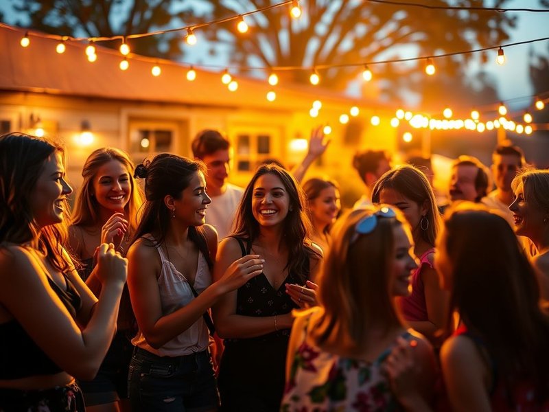 음악과 춤이 있는 활기 넘치는 After-party