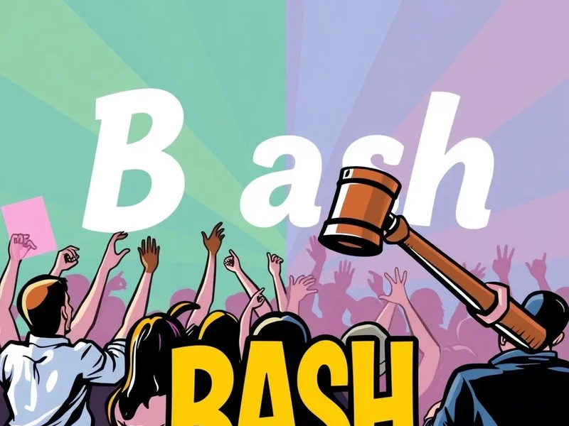 Une scène de fête animée illustrant le mot d'argot "bash"