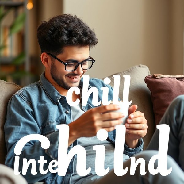 人們正在放鬆，文字寫著「了解俚語 Chill」的圖片