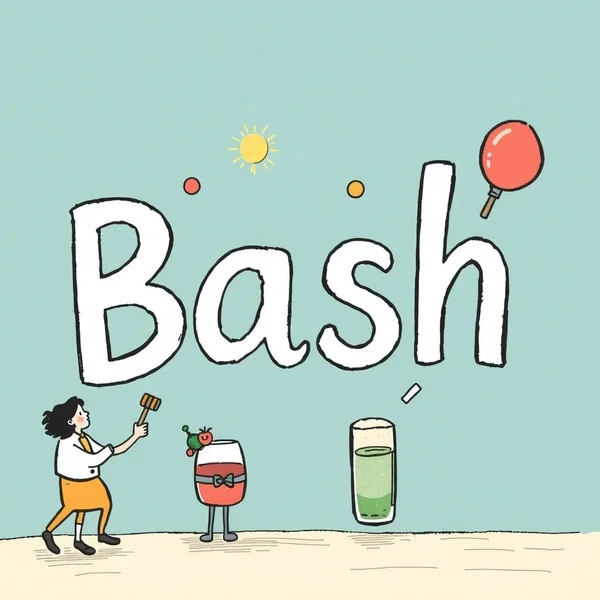 Изображение оживленной вечеринки, иллюстрирующее сленговое слово "bash"
