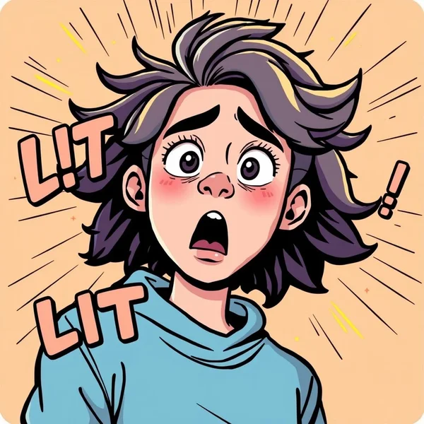An image illustrating the excitement of something being Lit