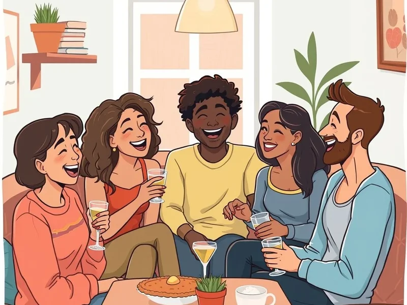 Friends enjoying a get-together