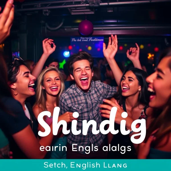 Một cảnh tiệc tùng sôi động minh họa ý nghĩa của Shindig