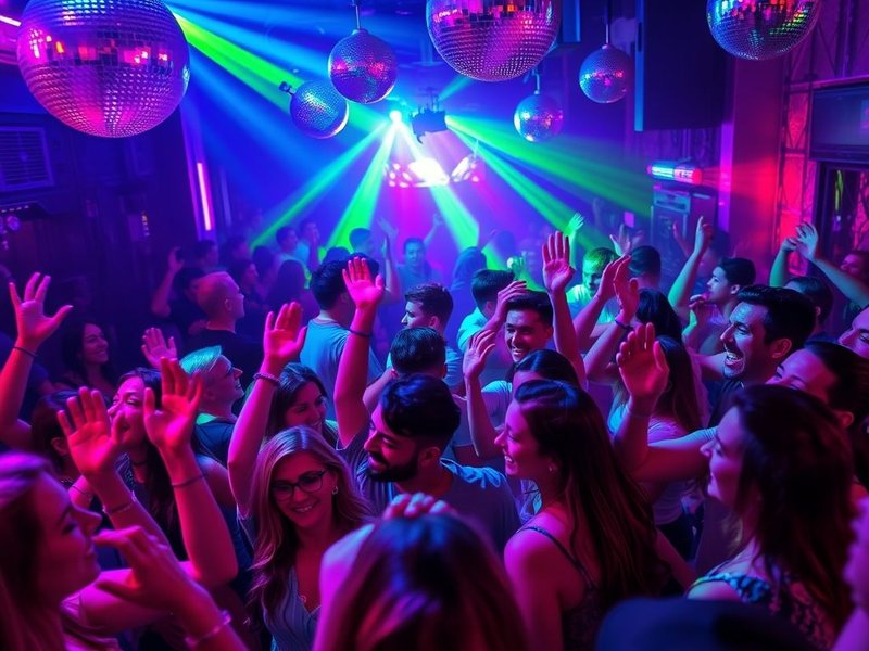 Une scène de fête animée illustrant le terme d'argot Jumping