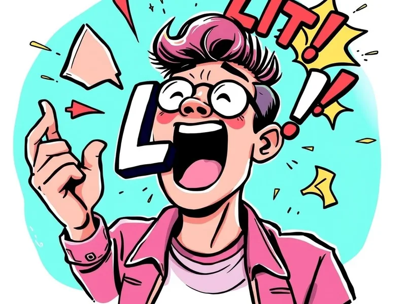 An image illustrating the excitement of something being Lit