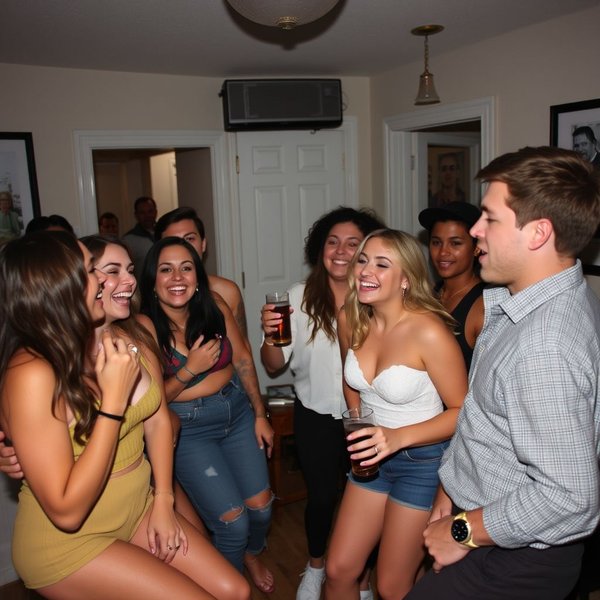 A lively After-party with music and dancing