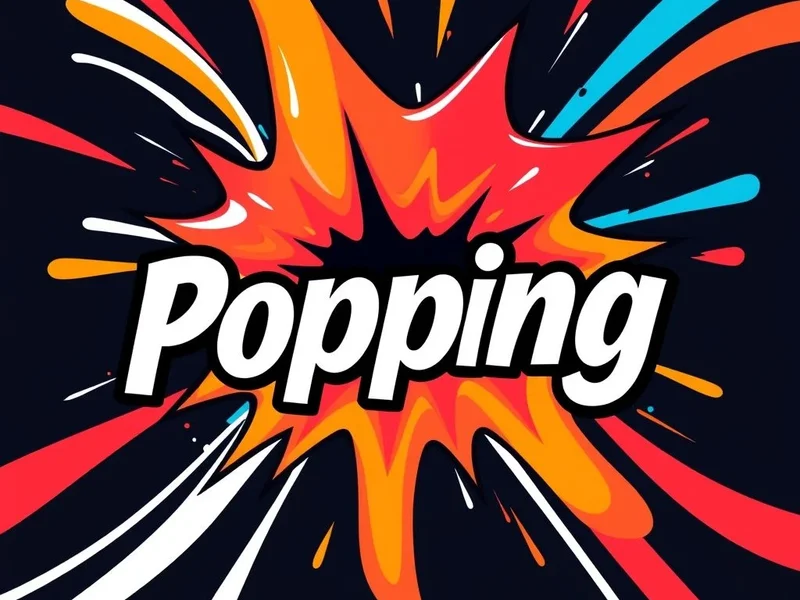 一幅生动的活动场景图,展示了英语俚语 Popping