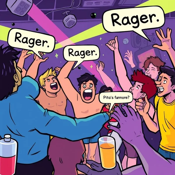 Verständnis der Bedeutung des Party-Slangs Rager