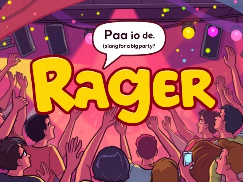 Understanding the meaning of the party slang Rager