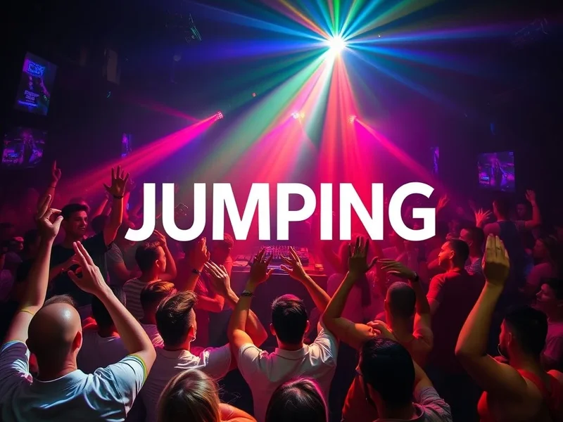 ภาพบรรยากาศงานปาร์ตี้ที่เต็มไปด้วยชีวิตชีวา แสดงถึงคำสแลง 'Jumping'