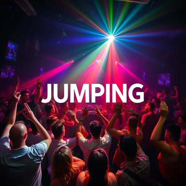 ภาพบรรยากาศงานปาร์ตี้ที่เต็มไปด้วยชีวิตชีวา แสดงถึงคำสแลง 'Jumping'