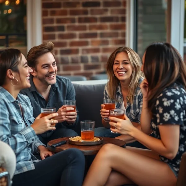 Friends enjoying a get-together