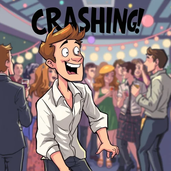 Image title must include the primary keyword Crash a Party