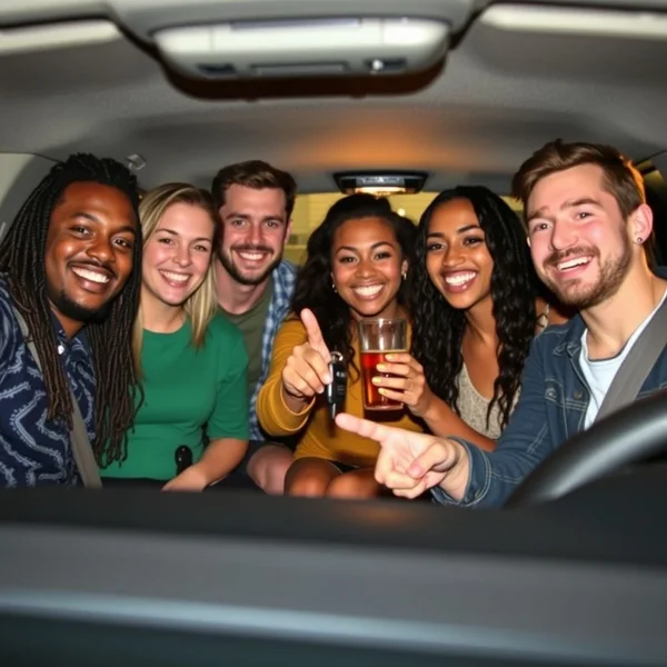 Amigos eligiendo un Designated Driver antes de salir de noche