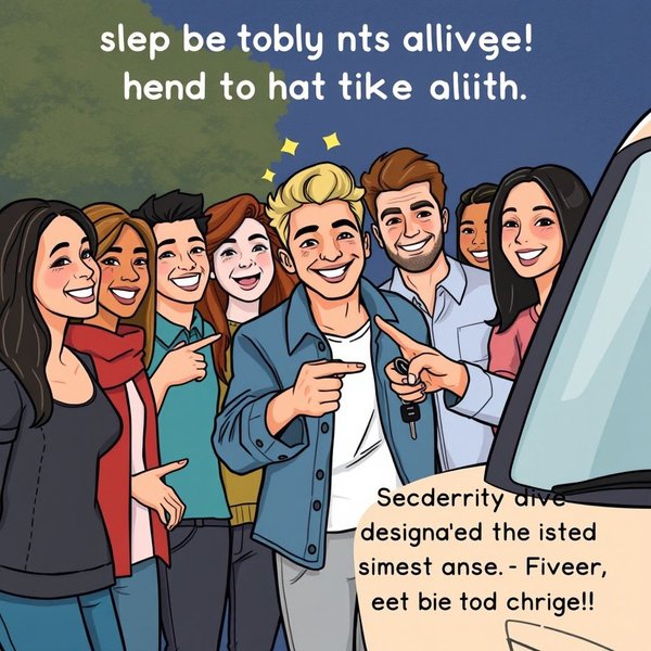 Amis choisissant un Designated Driver avant une soirée