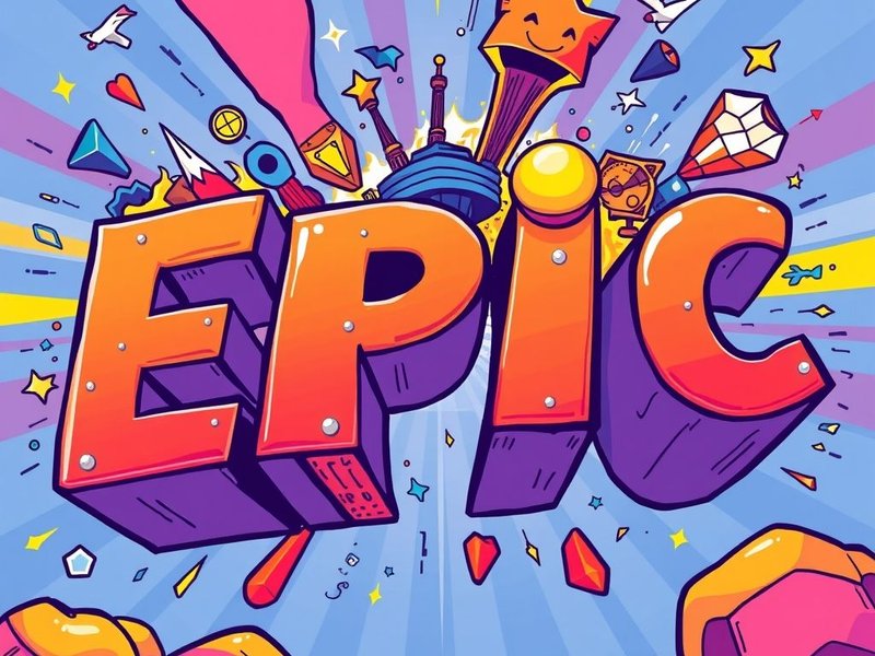 The slang word Epic visualized