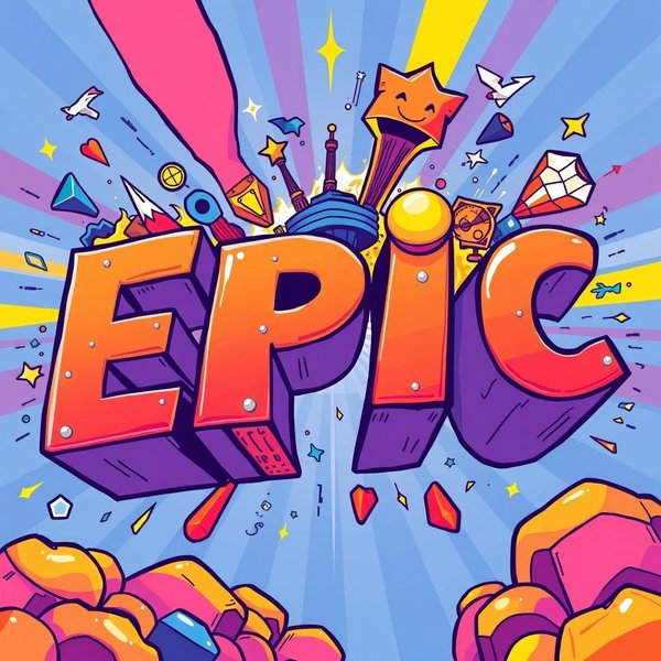 The slang word Epic visualized
