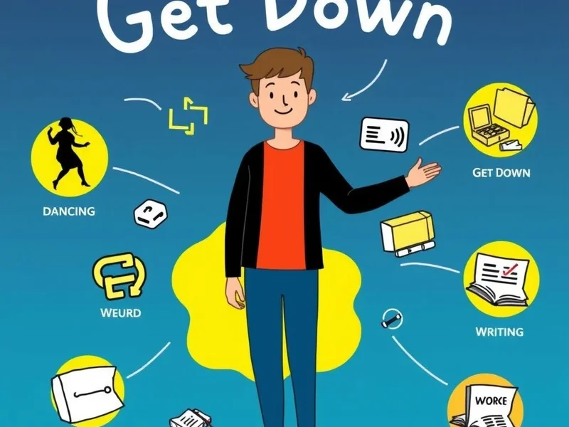 Het beheersen van de Engelse slang uitdrukking Get Down