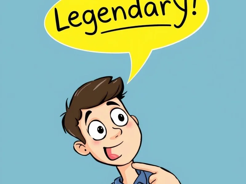 Understanding the English slang word Legendary