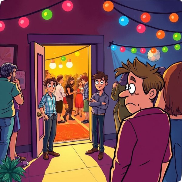 What the term Party Crasher means image