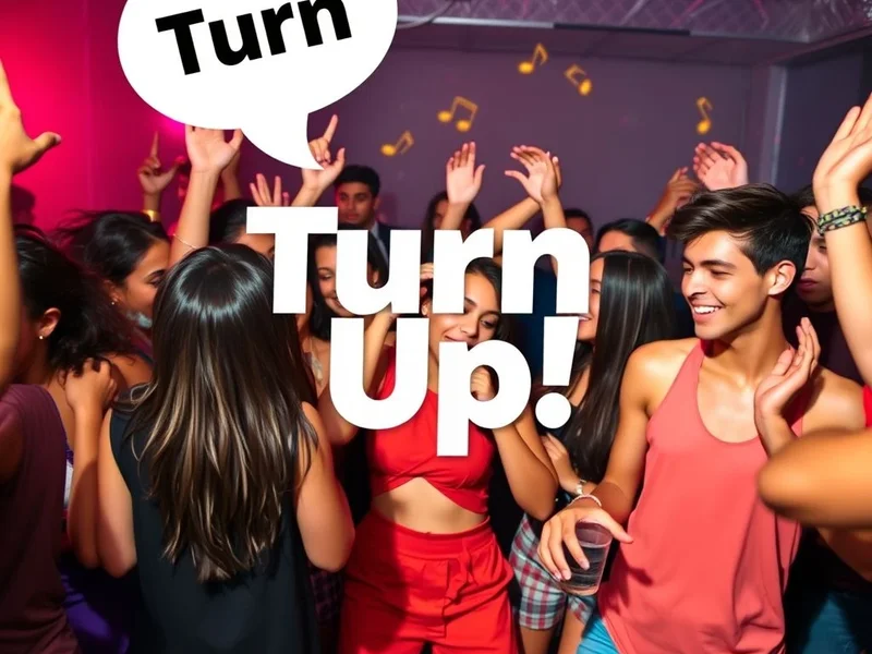 Comprendiendo el significado del argot inglés Turn Up