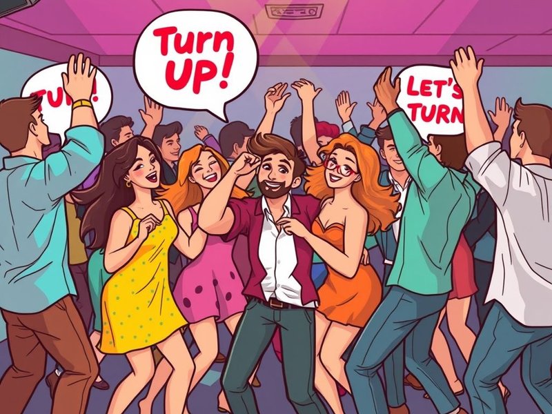 Entendendo o significado da gíria em inglês Turn Up