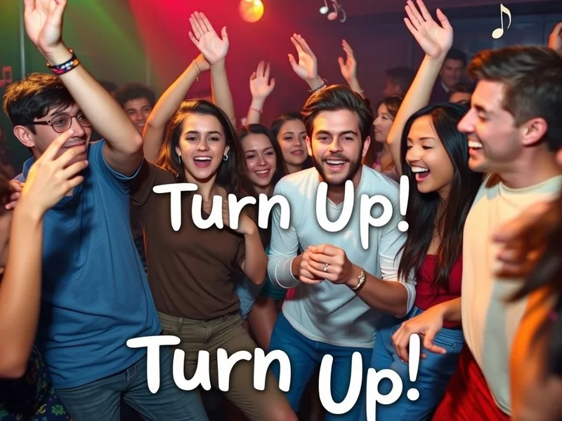 İngiliz argosu "Turn Up" kelimesinin anlamını anlama