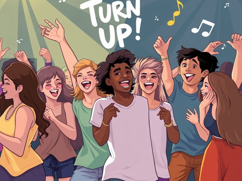 Understanding the meaning of the English slang Turn Up