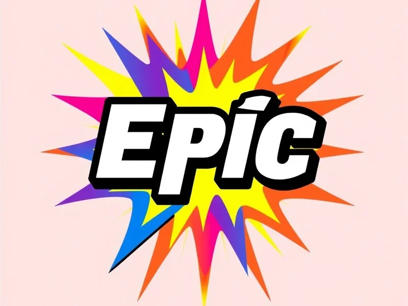 Het slangwoord Epic gevisualiseerd