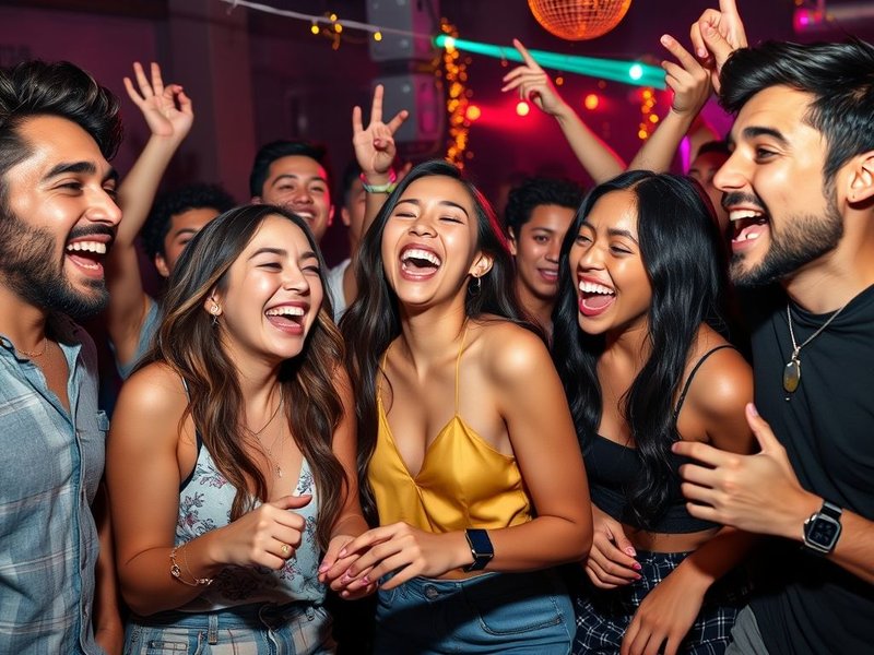 Image of people having fun at a party, illustrating the term Party Animal