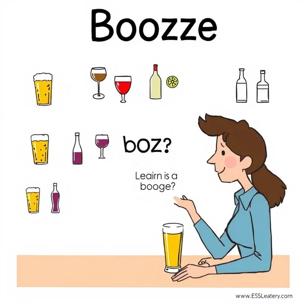 Verständnis des Slang-Wortes Booze für ESL-Lernende