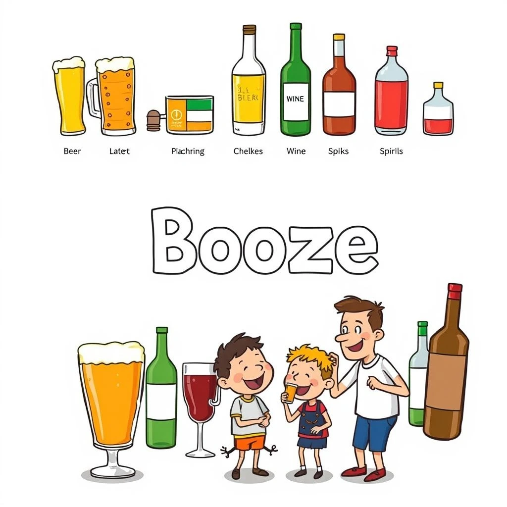 "Booze" 파헤치기 이 흔한 속어의 의미와 사용법
