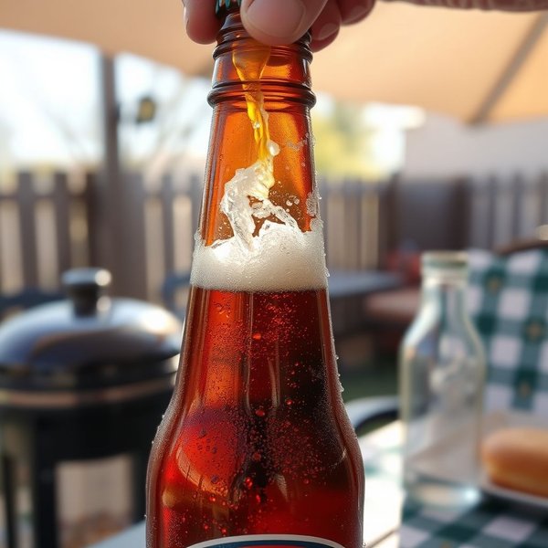 A refreshing beverage, perfect example of a Cold One