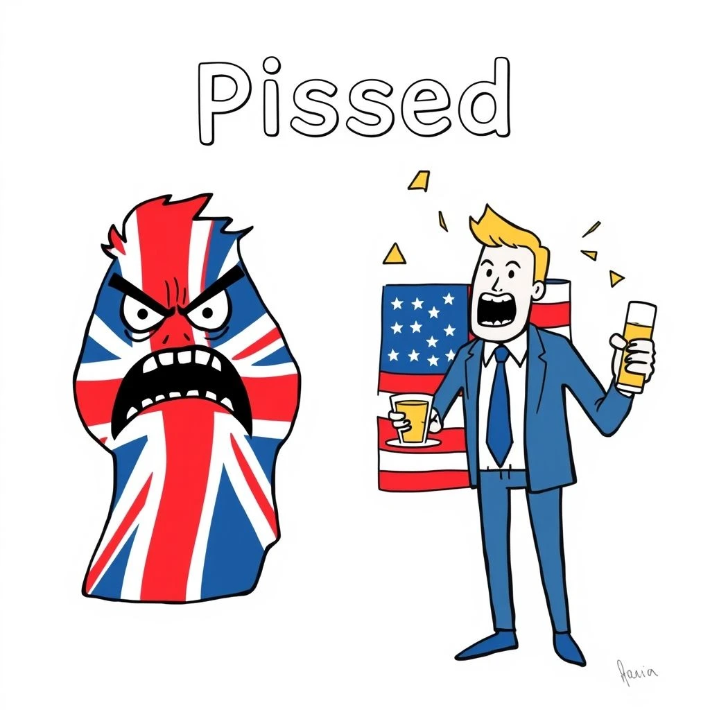 Explication de "Pissed" Comprendre l'argot anglais (RU vs. États-Unis)